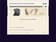 Tablet Screenshot of gardenguard.hu